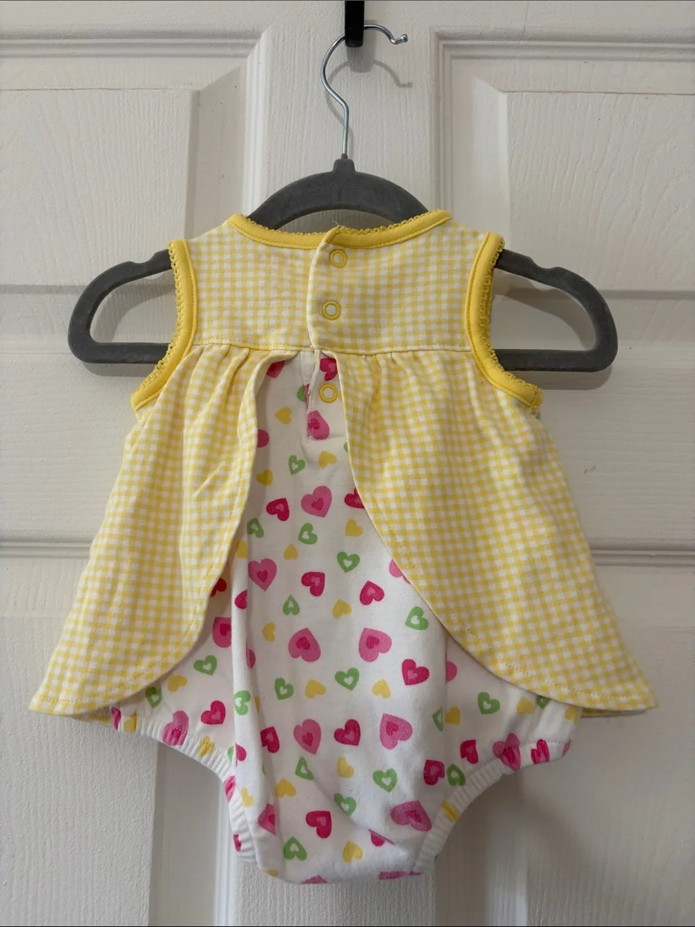 Y2K Yellow Gingham
